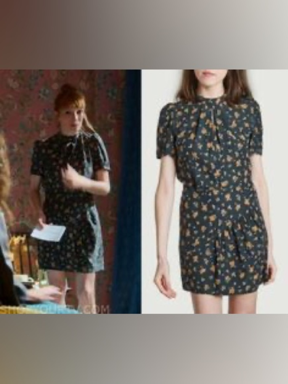 Sessun ditsy floral mini dress in size small